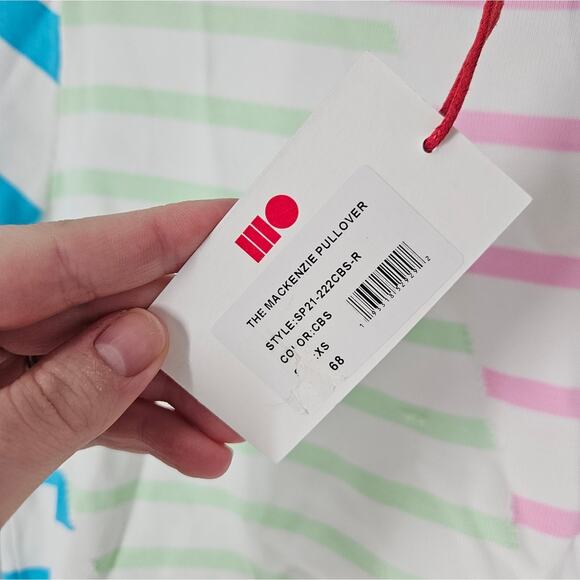 Solid & Striped Colorblock Striped Mackenzie Pullover XS - Picture 6 of 13